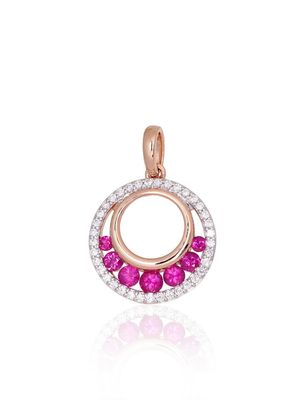 Gold Pendant with Gemstone A1301070AuRPRhWDIRB