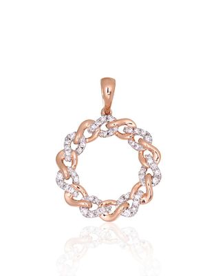 Gold Pendant with Gemstone A1301072AuRPRhWDI