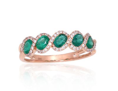 Mit Edelstein-Goldring A1101169AuRDIEM Mit Edelstein-Goldring A1101169AuRDIEM