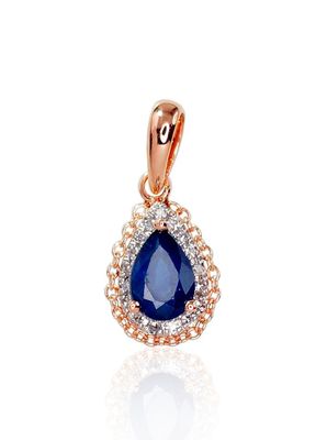 Gold Pendant with Gemstone A1300411AuRPRhWDISA