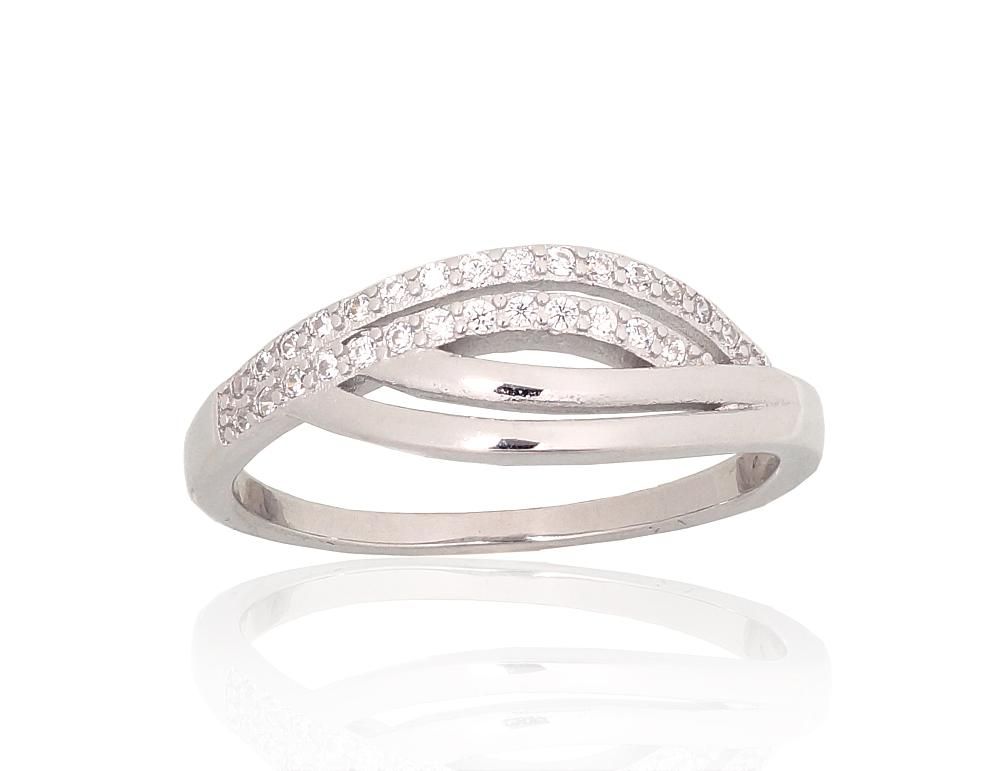 Silver Ring A2101934PRhGrCZ