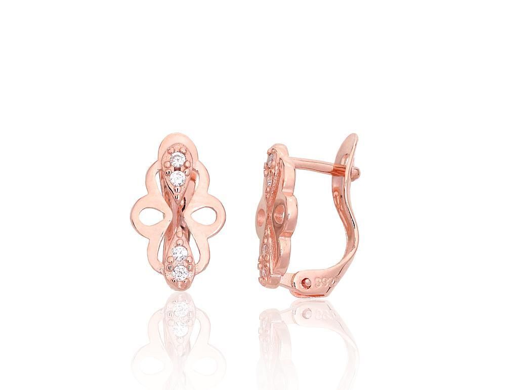 Silver earrings with Lever backs A2204117PAuRCZ