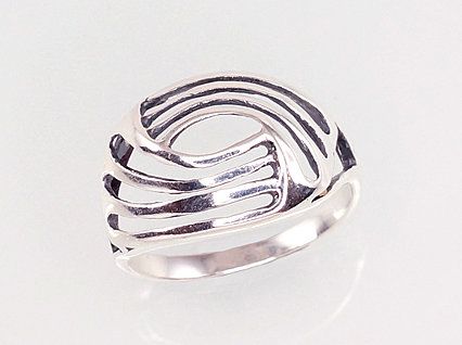 Silver ring A2100923POxBk