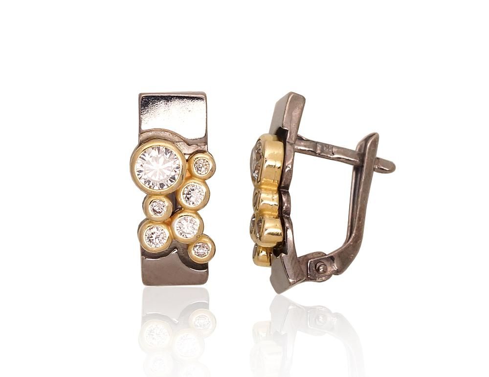 Silver earrings with Lever backs A2203580PRhBkPAuYCZ