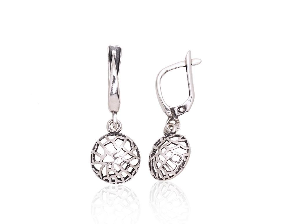 Silver earrrins lever backs A2203648POxBk