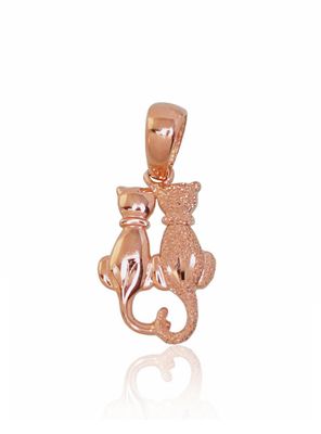 Kitty Gold Pendant A1300607AuRAuMattR