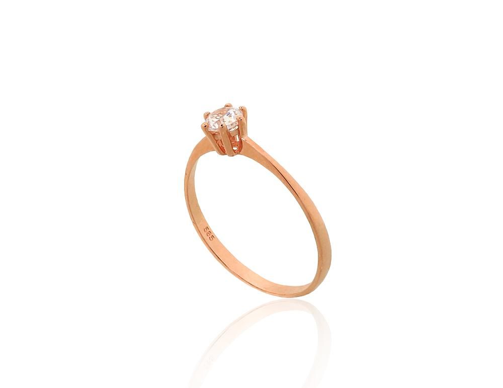 Gold Engagement Ring A1100102AuRCZ