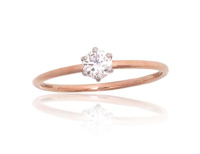Gold Engagement Ring A1101180AuRPRhWCZ