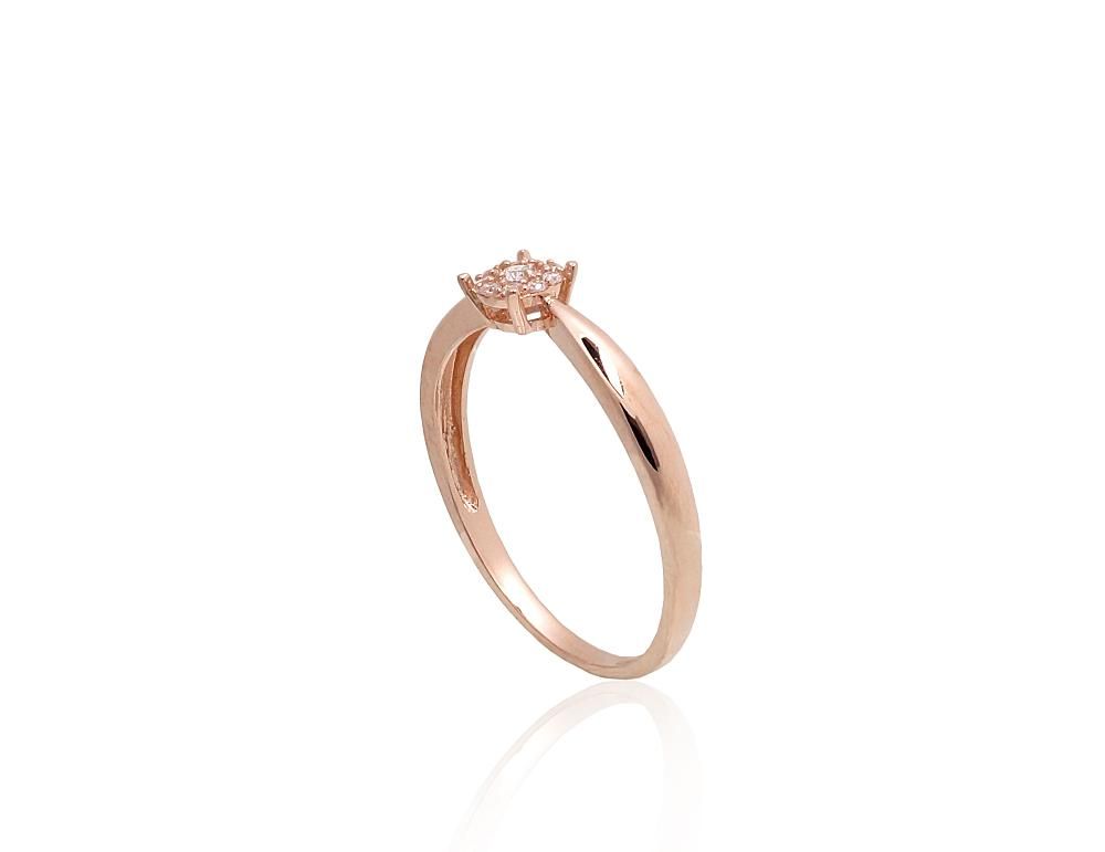 Gold Engagement Ring A1101181AuRCZ