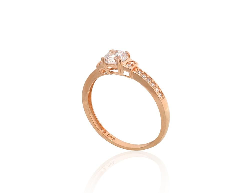 Gold Engagement Ring A1101184AuRCZ
