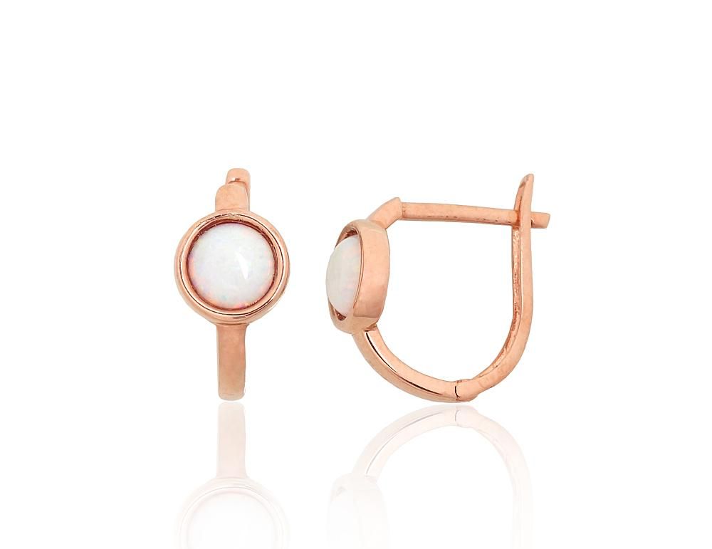 Gold earrings with Lever backs A1201707AuROPW