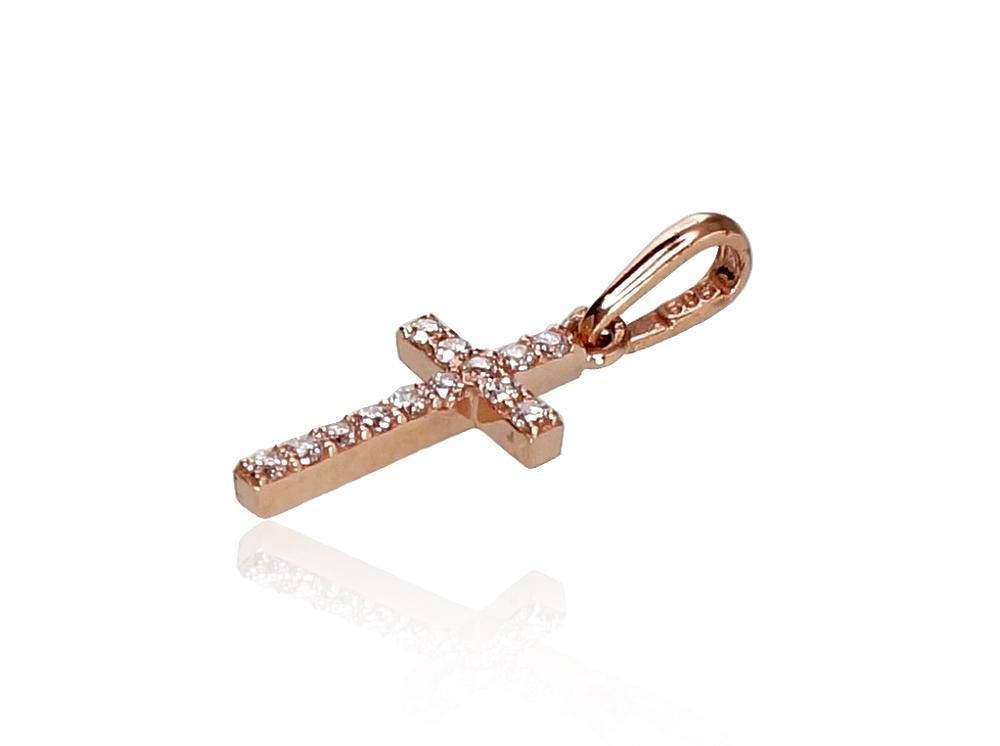 Gold Pendant Cross A1300295AuRCZ