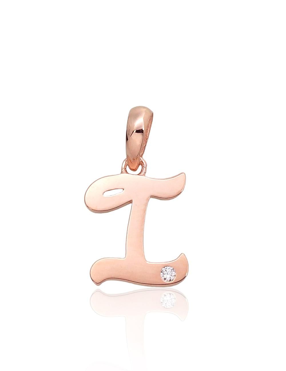 Gold Pendant Letter I A1300916AuRCZ