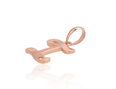 Gold Pendant Letter I A1300916AuRCZ