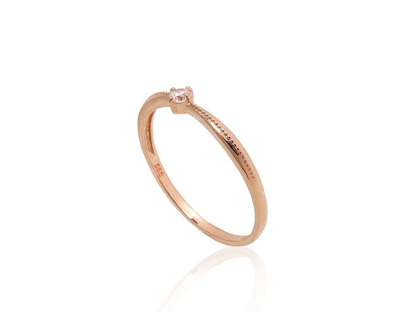 Goldener Verlobungsring A1101177AuRCZ