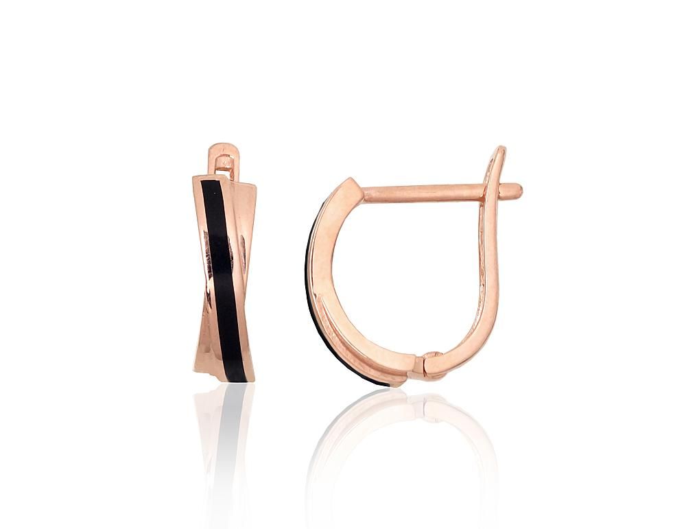 Gold earrings with Lever backs A1201708AuRMLBK