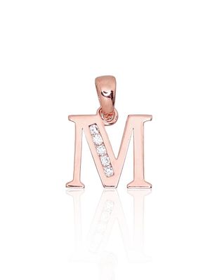 Gold Pendant Letter M A1300757AuRCZ