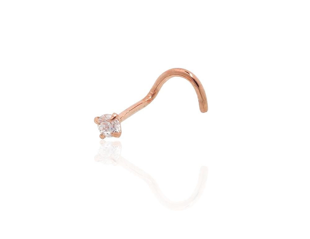 Gold Piercing Earring A1930076AuRCZ