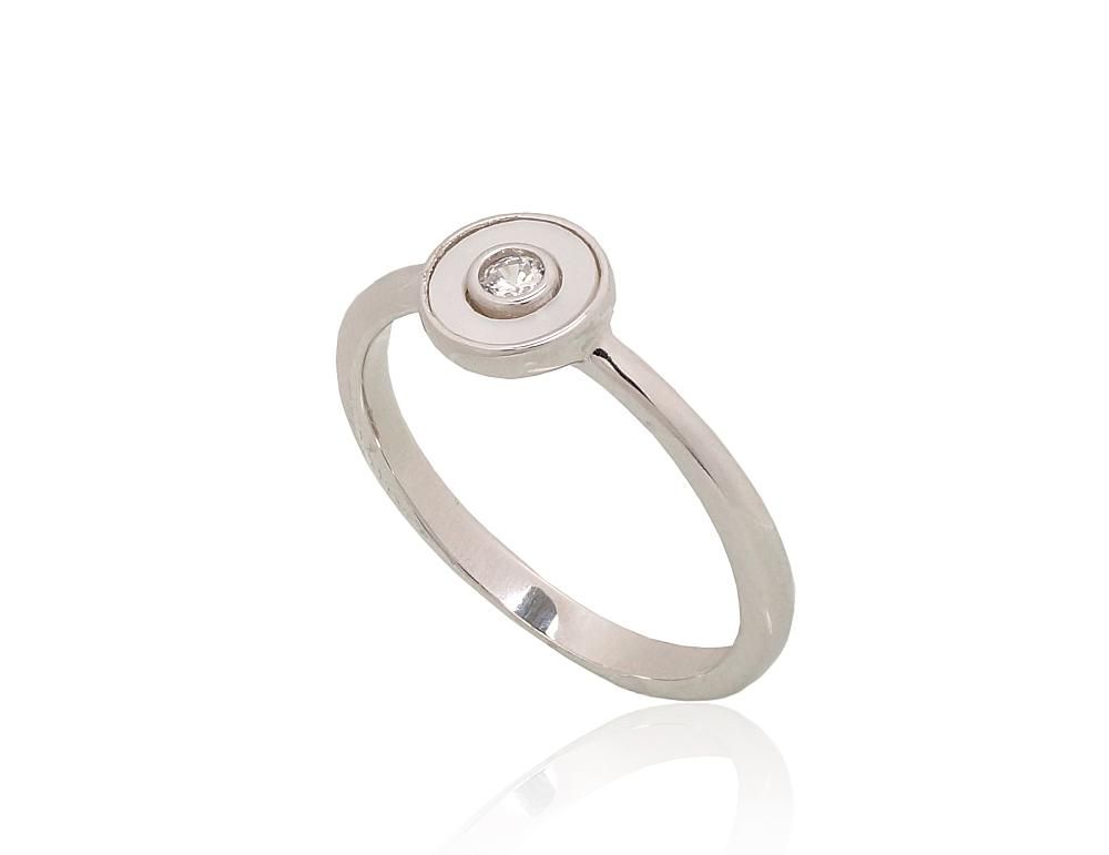 Silver Ring A2101941PRhGrCZPL
