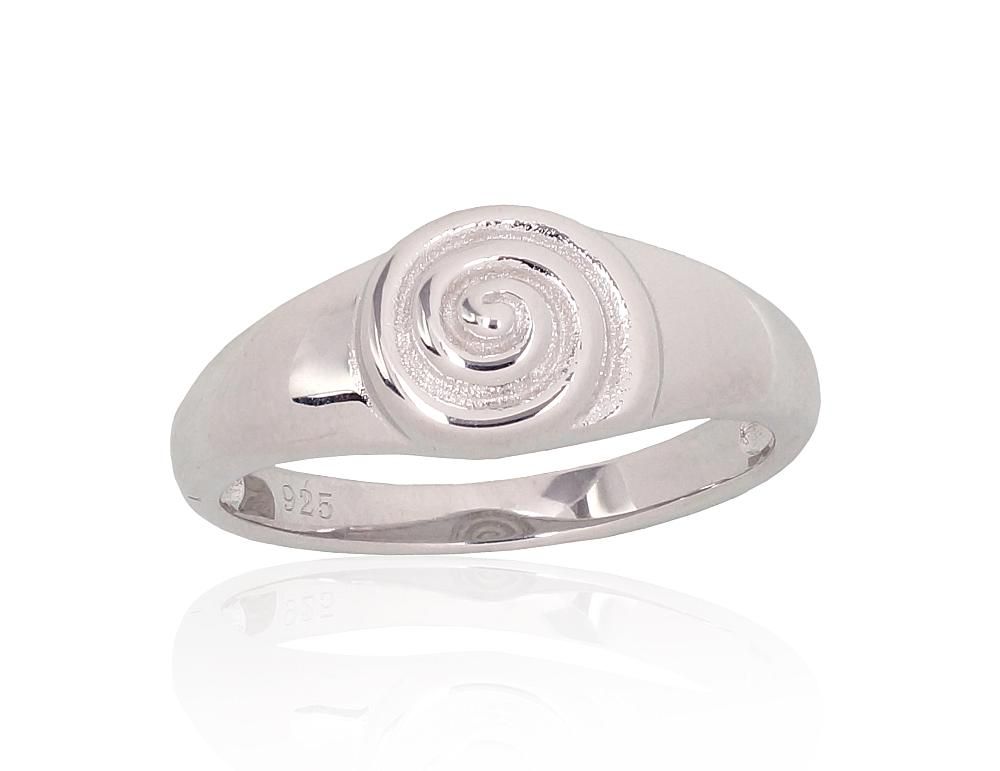 Silver ring A2101936PRhGr