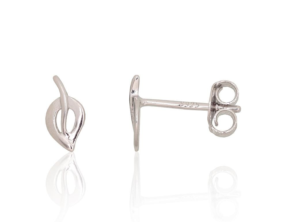 Silver Earrings A2204155PRhGr