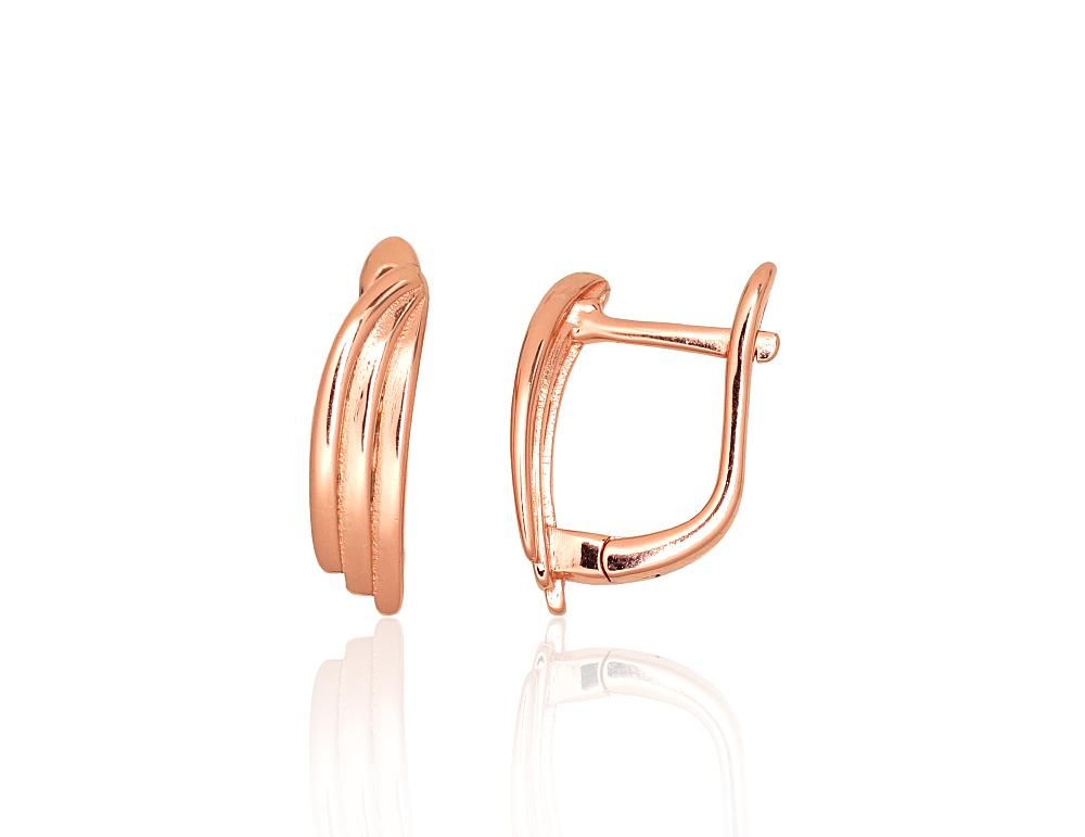 Silver Earrings with English Clasp A2204168PAuR