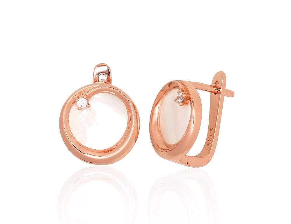 Silver Earrings with English Clasp A2204182PAuRCZPL