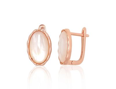 Silberne Ohrringe mit englischem Verschluss A2204179PAuRPL