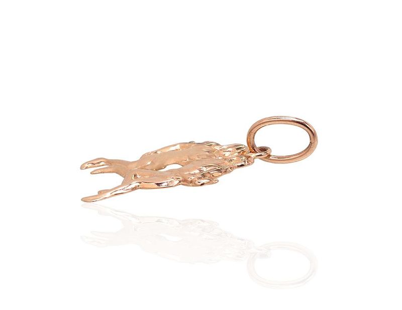 Gold Zodiac Sign Gemini A1301105AuR