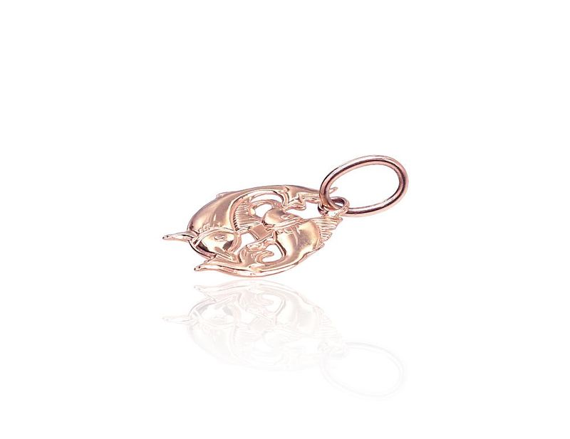 Gold Zodiac Sign Pisces A1301114AuR
