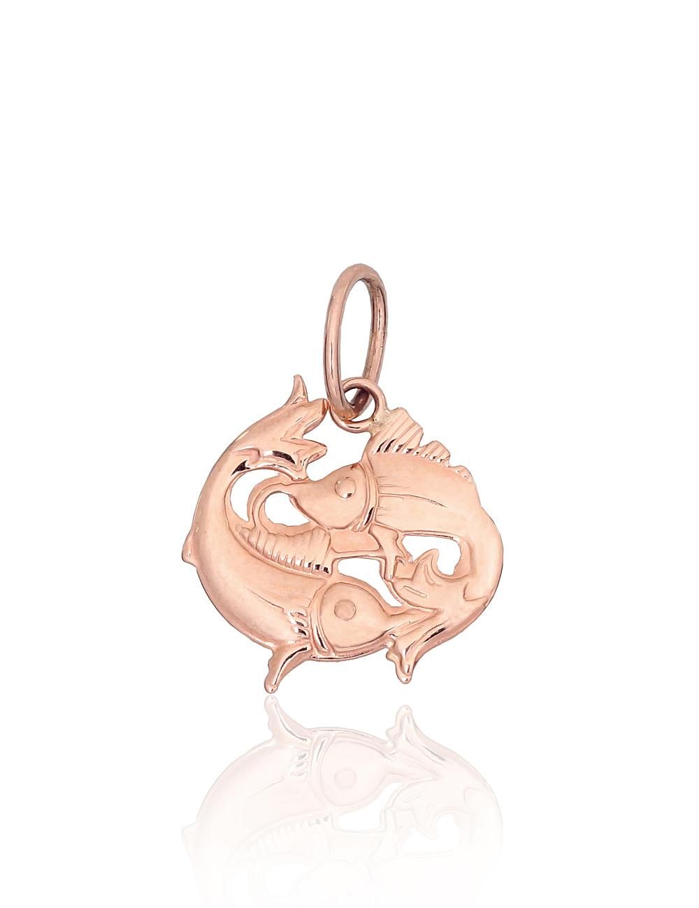 Gold Zodiac Sign Pisces A1301114AuR