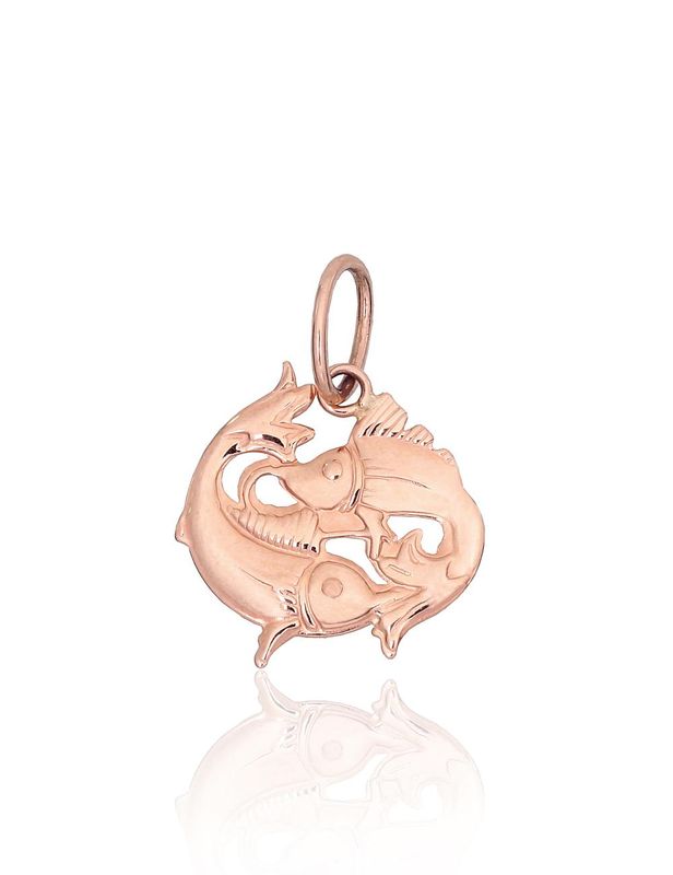 Gold Zodiac Sign Pisces A1301114AuR
