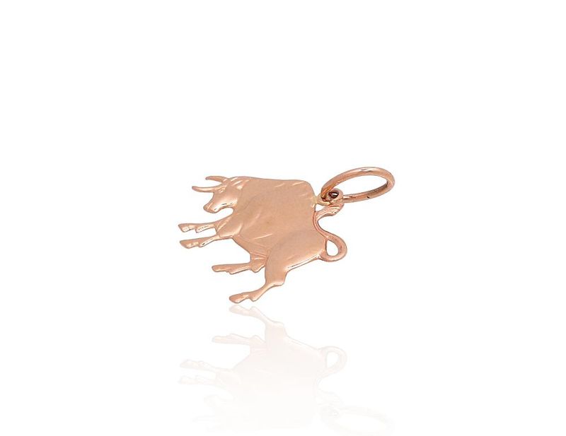 Gold Zodiac Sign Taurus A1301104AuR