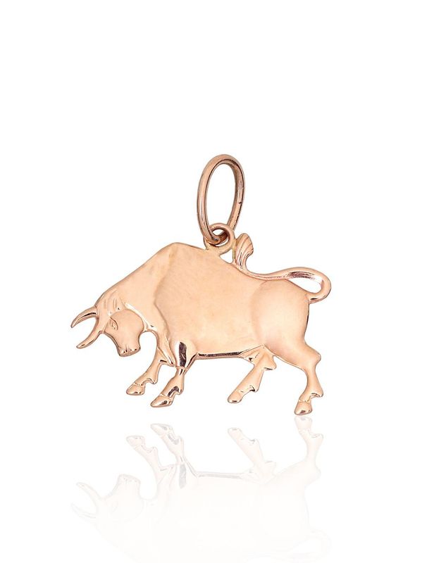 Gold Zodiac Sign Taurus A1301104AuR