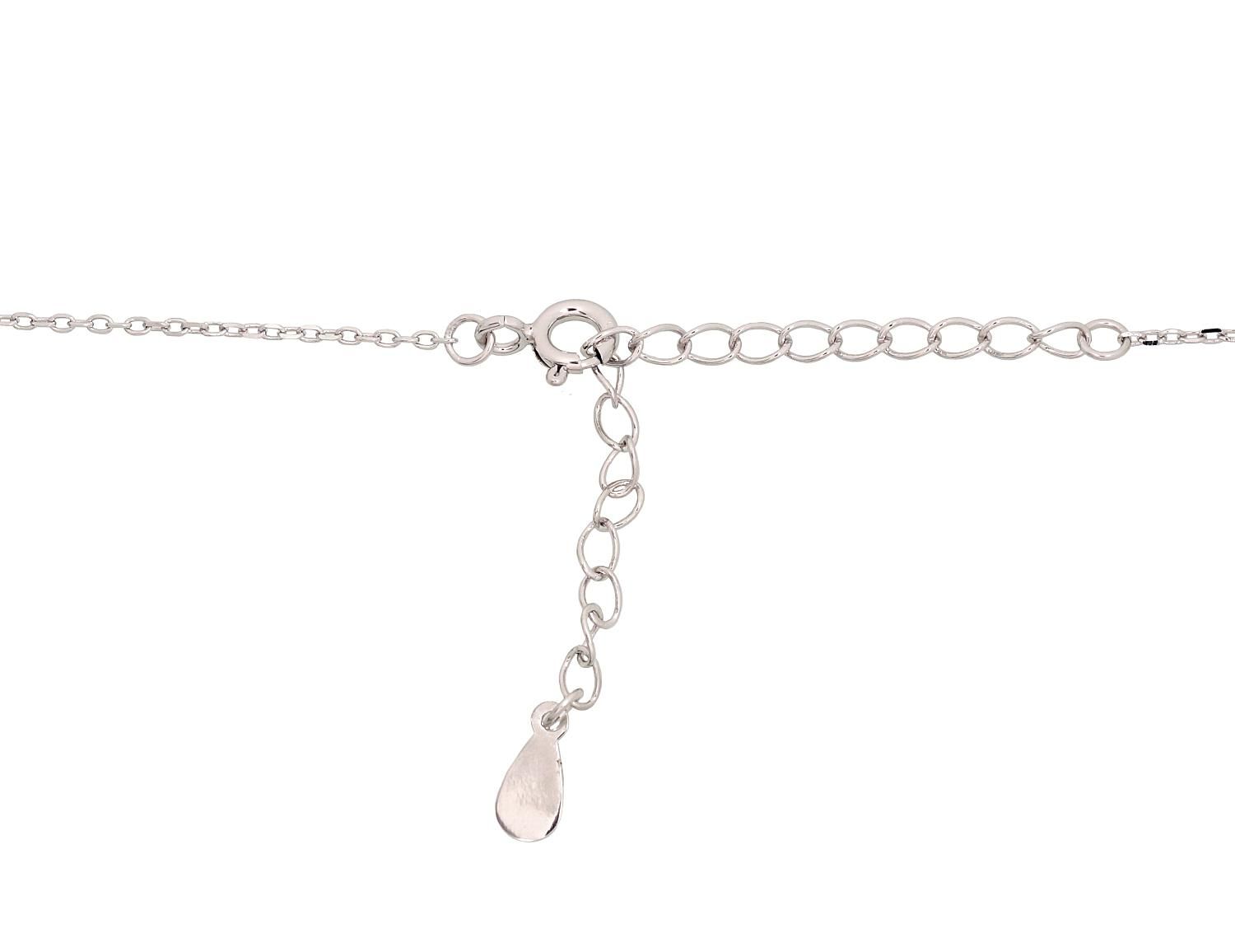 Silver Necklace Adjustable Length A2500134PRhGrCZPL