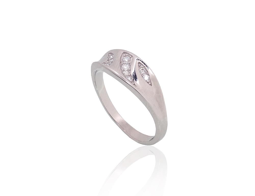 Silver Ring A2101950PRhGrCZ