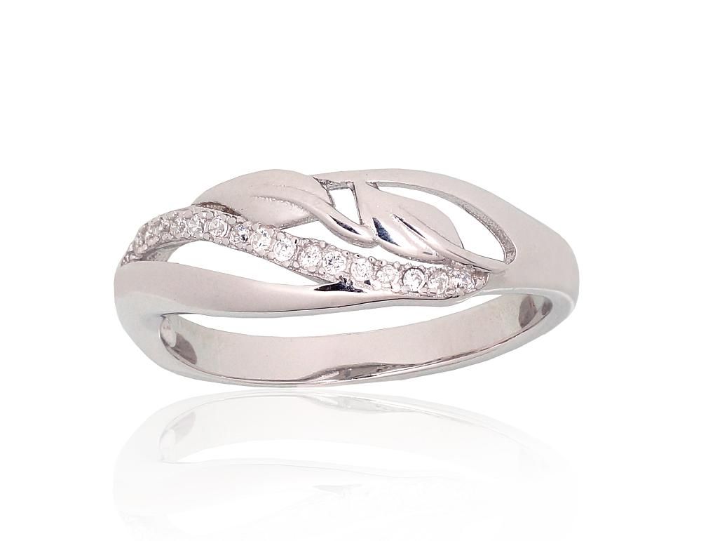 Silver Ring A2101953PRhGrCZ