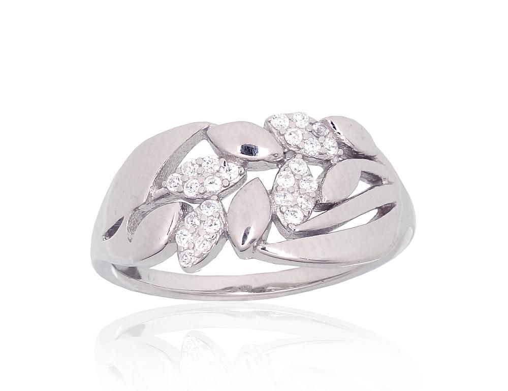 Silver Ring A2101970PRhGrCZ
