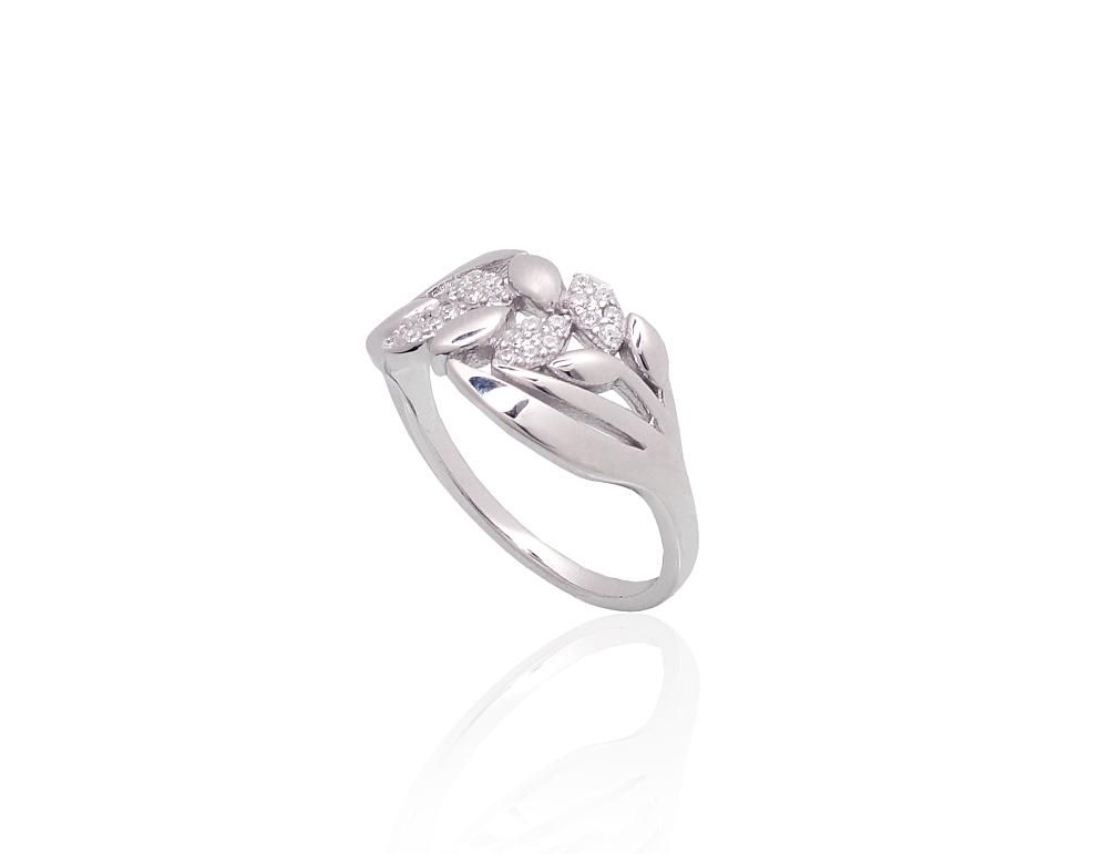 Silver Ring A2101970PRhGrCZ