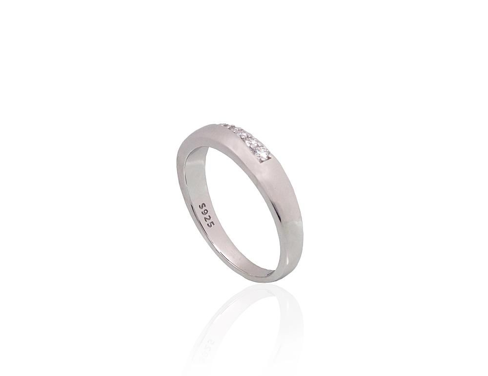 Silver Ring A2101946PRhGrCZ