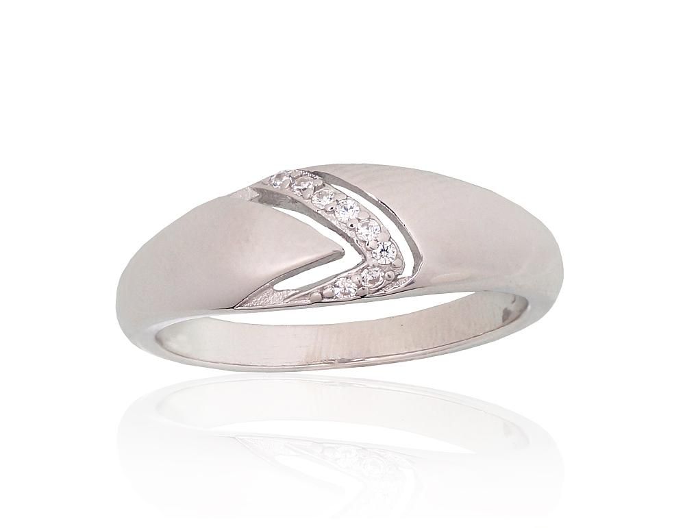 Silver Ring A2101951PRhGrCZ