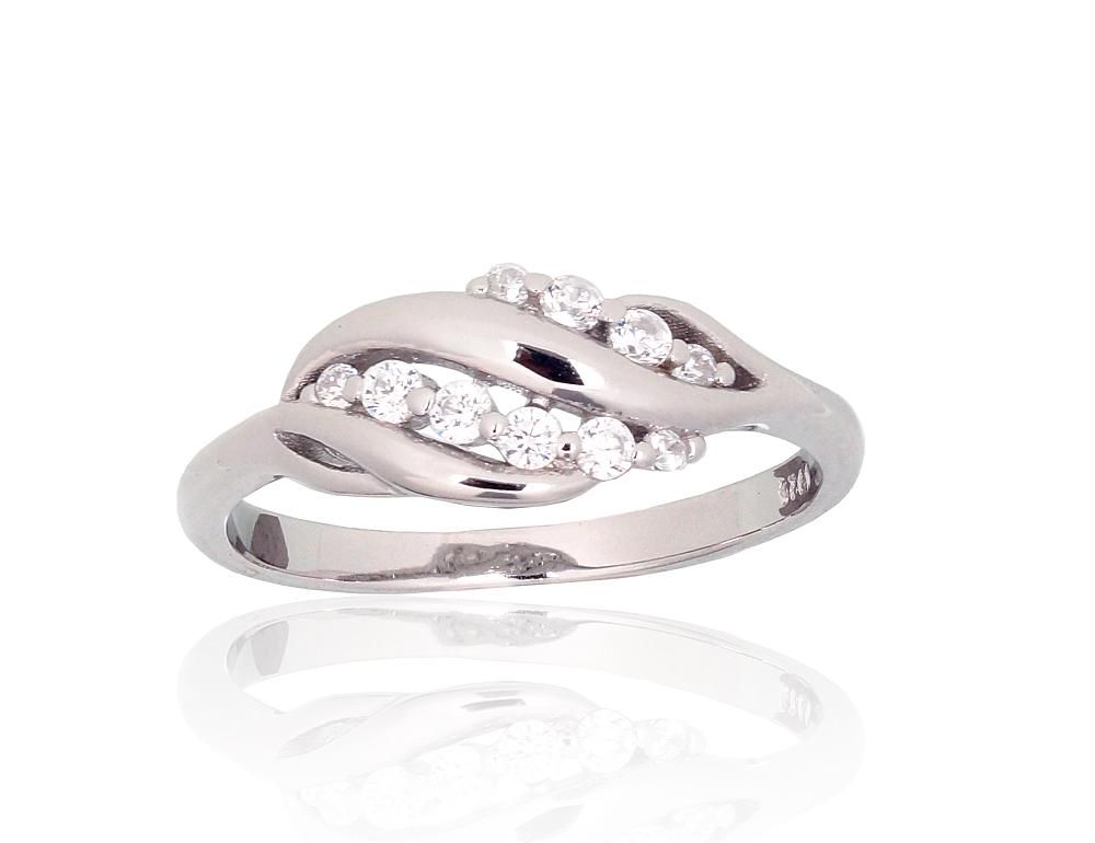 Silver Ring A2101968PRhGrCZ