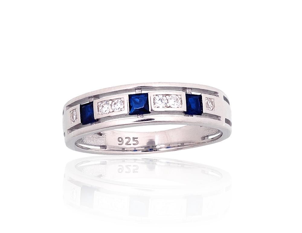 Silver Ring A2101974PRhGrCZCZB