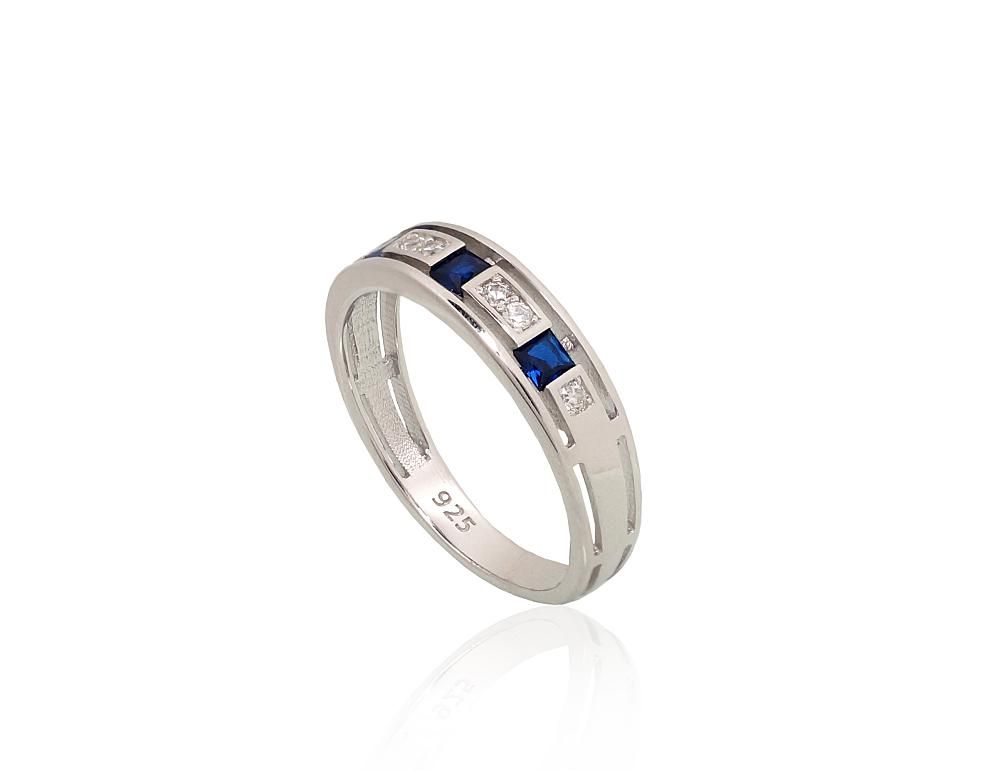 Silver Ring A2101974PRhGrCZCZB