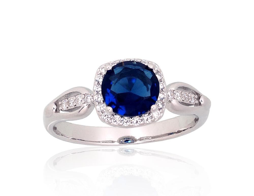 Silver Ring A2101985PRhGrCZCZB