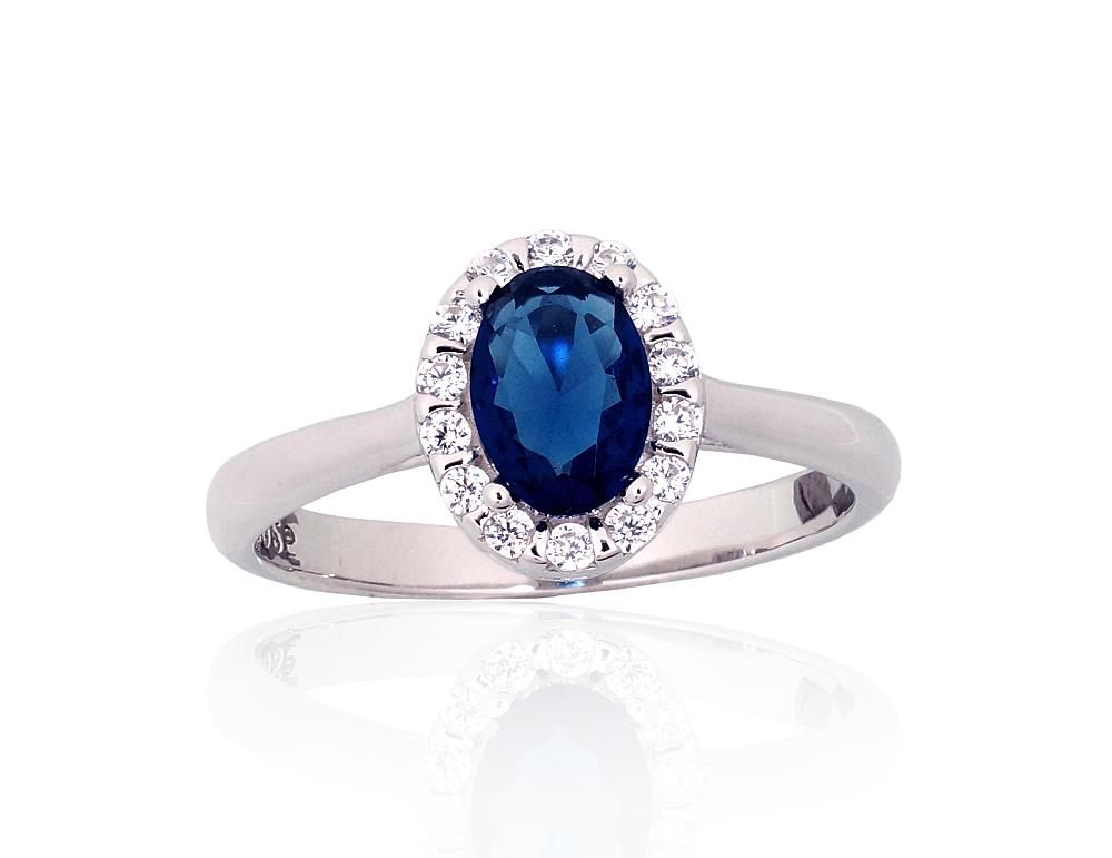 Silver Ring A2101982PRhGrCZCZB