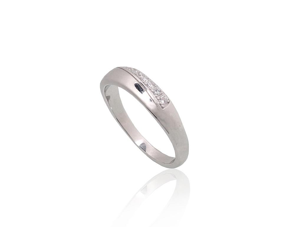 Silver Ring A2101949PRhGrCZ