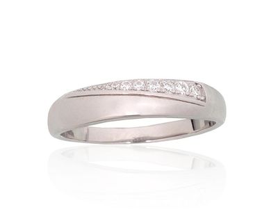 Silver Ring A2101949PRhGrCZ
