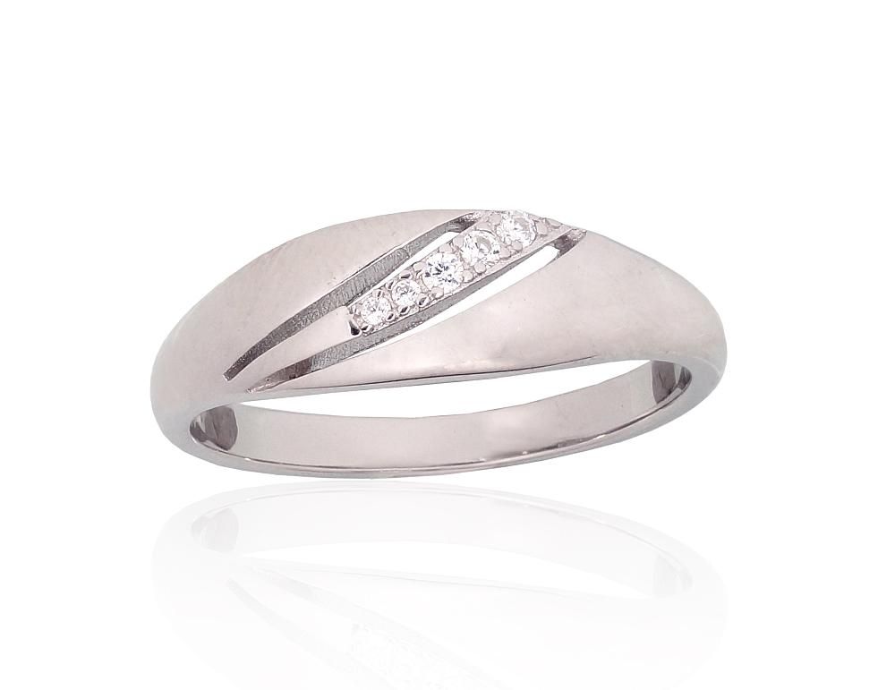 Silver Ring A2101959PRhGrCZ