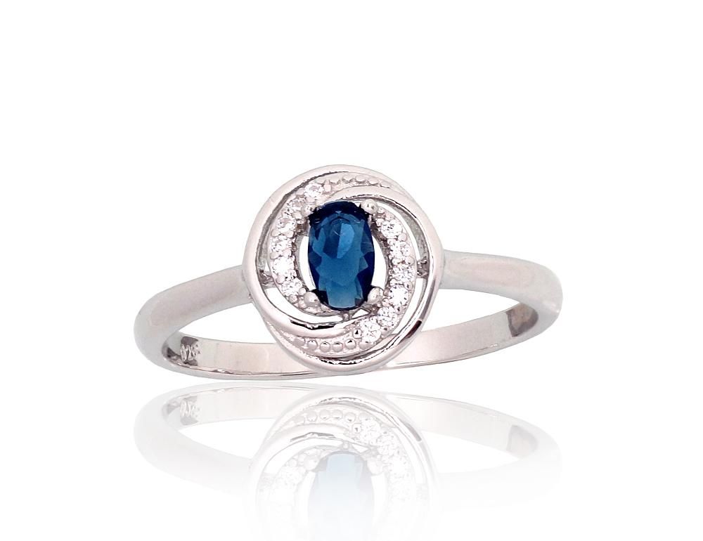 Silver Ring A2101979PRhGrCZCZB